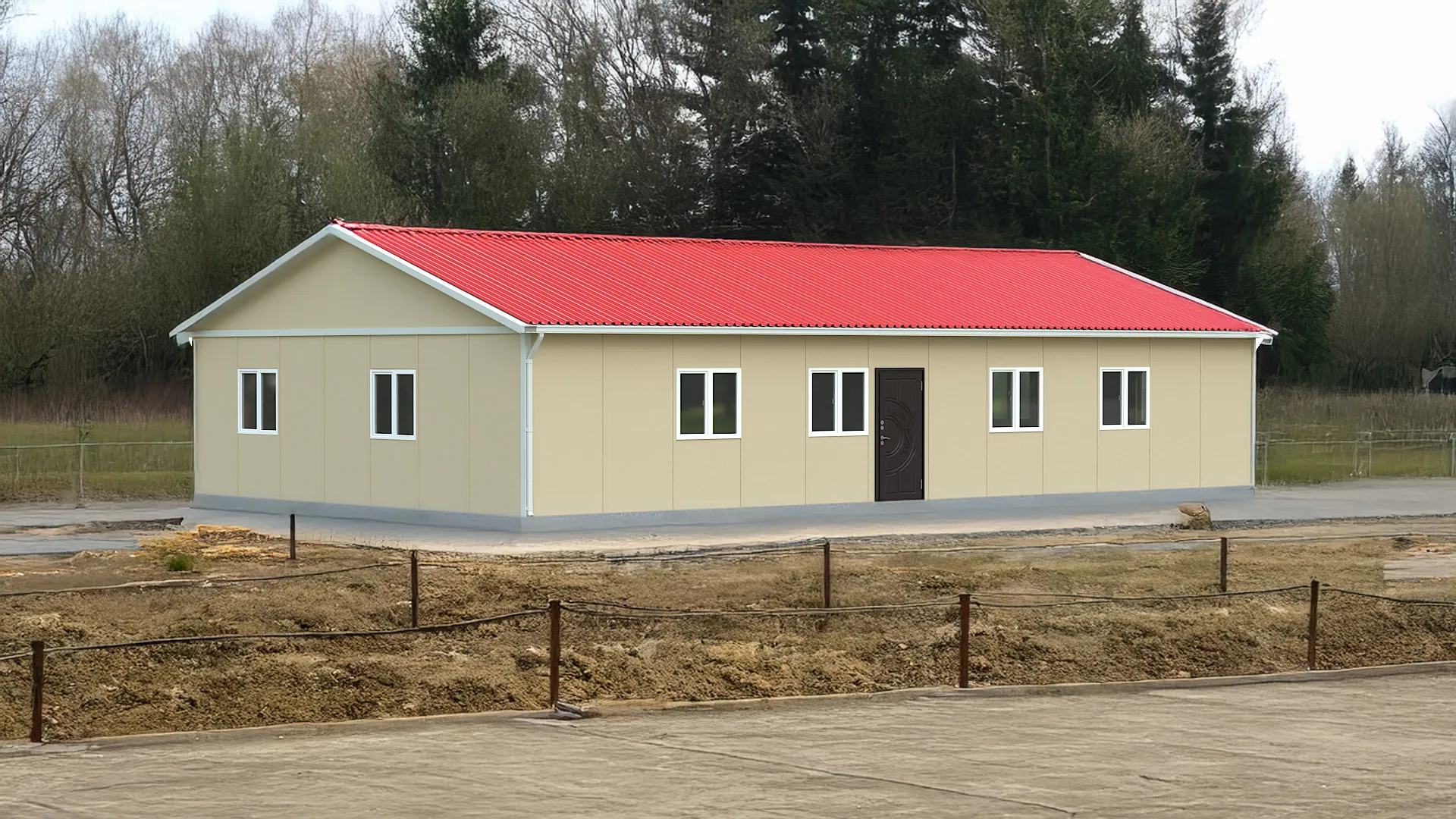  137 metrekare  Prefabrik Ofis